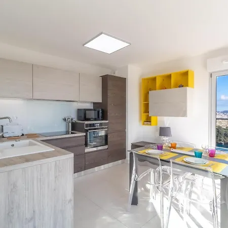 Apartamento Elegant Apt With Swimming Pool-Balconies-Sea View Nice